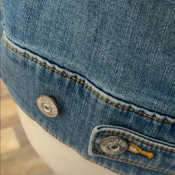LulaRoe NWT embroidered denim jacket - Picture 8 of 10